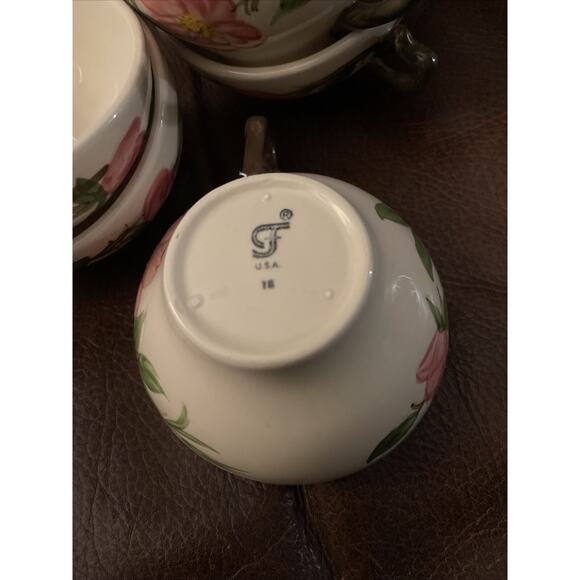 Vintage Franciscan Desert Rose 4" Teacups 11 Available- selling individually - Picture 4 of 4